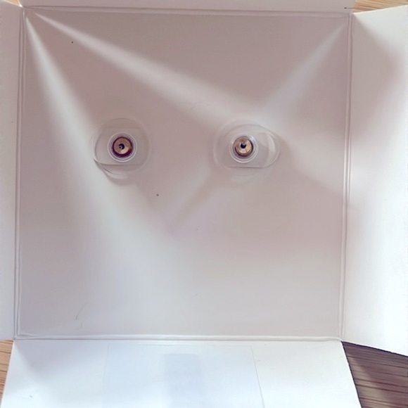 Brand New KATE SPADE She Has Spark Goldtone Metal & Black Crystal Stud Earrings - Picture 10 of 12